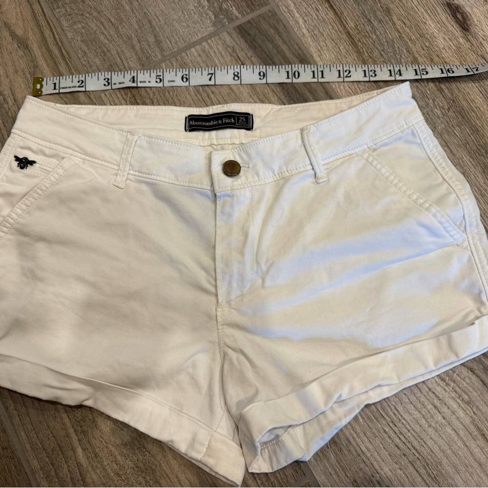 Abercrombie Women's White Shorts